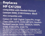 NEW HP COLOR LASERJET BLACK TONER CARTRIDGE C4129X