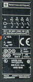 TELEMECANIQUE CONTROL RELAY W/AUX CONTACT BLOCK CA3DN40