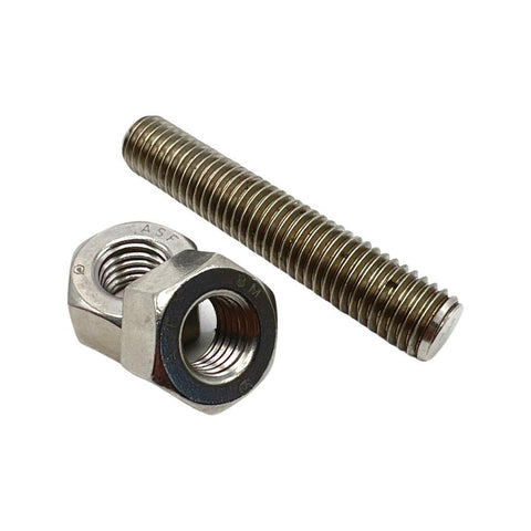 5/8-11 x 3-3/8" AISI 316 Stainless Steel Fully Threaded Stud Grade B8MSH w/ Nuts