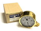 NoShok 25-300-1000 Liquid Filled Pressure Gauge 1000 PSI 1/4" NPT Bottom Mount