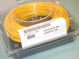 UP TO 12 NEW FIBER OPTIC PATCH CORDS 35 METERS SMF-28 SUPER-PC SM