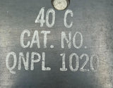 Lot of (4) Westinghouse QNPL1020 1 Pole Circuit Breaker 20A 240VAC 1 PH