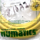 Lot of (2) Numatics 230-260 Solenoid Valve Cable Cordset 4-Pin Female 6Ft. Cable