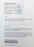 Cincinnati Milacron Siemens DC Slide Servo System Service Manual