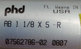 PHD AB11/8x5-R Pneumatic Air Cylinder 1-1/8" Bore 5" Stroke