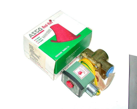 New Asco Red Hat  8267G23  Steam Solenoid Valve 3/4 NPT 110/120 VAC 2 Watts