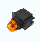 ALLEN BRADLEY AB 800L-18L24 AMBER INDICATOR LIGHT 24 VOLTS SERIES B