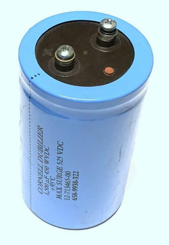 Cornell Dubilier 658-9938-322 Capacitor 1500 uF 450 WVDC (2 Available)