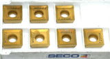 Lot of 7 New Seco Indexable Coated Carbide Milling Insert SONX150508TR-M14 T200M