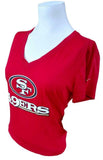 Nike Dri-Fit Women's San Francisco 49ers Red Short Sleeve Shirt Size Medium