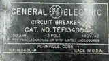 General Electric TEF134050 3 Pole Circuit Breaker 50A 480V