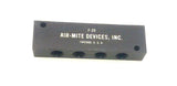 Black Air-Mite  F-25  Pneumatic Aluminum Manifold 1/4 NPT Made in USA