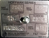 Bell & Gossett Hoffman FT015H-5 Cover ASM 1-1/4" 604006 250Psi Max 406°F Max