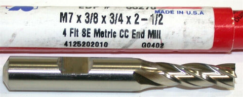Up to 7 New Regal 7mm 4 Flute HSS End Mill 55270
