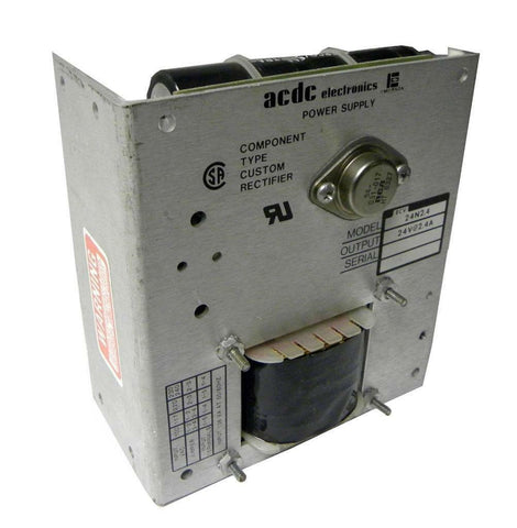ACDC ELECTRONICS ETV 24N2.4 POWER SUPPLY 24 VDC @ 2.4 AMPS - SOLD AS IS