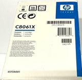 HP 61X Black Toner Cartridge C8061X High Volume Genuine OEM