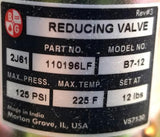 B&G B7-12 Reducing Valve 2J61-110196LF 125Psi Max 225°F Max
