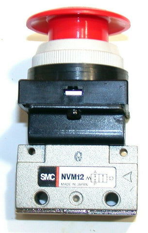 SMC Red Mushroom Push Button Air Valve NVM12 New