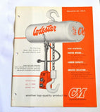 LODESTAR 158-Q ELECTRIC HOIST BROCHURE