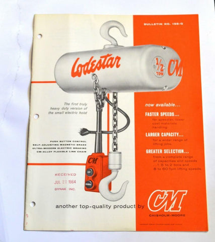 LODESTAR 158-Q ELECTRIC HOIST BROCHURE