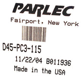 Parlec D45-PC3-115 Tapping Tap Tool Holder B11936