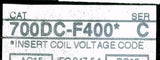 Allen-Bradley 700DC-F400 Series C 4 Pole Contactor 10A 15VDC