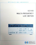 HP 4274A Multi-Frequency LCR Meter Operating & Service Manuals