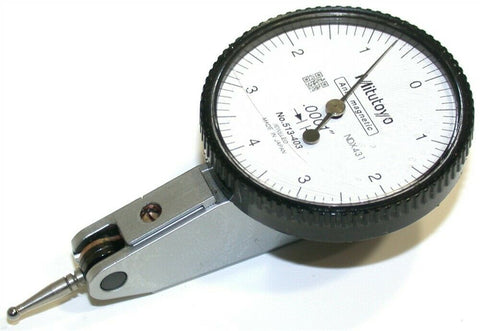 Mitutoyo Dial .0001" Anti-Magnet Horizontal Test Indicator Model 513-403