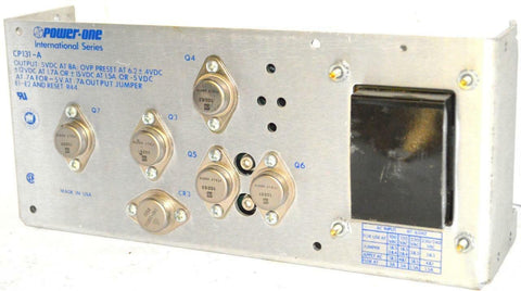 POWER ONE CP131A POWER SUPPLY  5 VDC @ 8 AMPS
