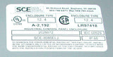 SCE Saginaw  SCE-8086ELJ  Steel Enclosure Box  8' X 8" X 6"