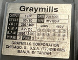 Graymills IMV100-F Cast Iron Immersion Recirculation Pump 1 HP 230/460V 3 Phase