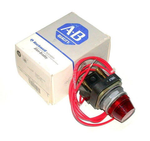 NEW ALLEN BRADLEY 1481-N52A120  RED PILOT LIGHT MODULE 120 VAC SIZES 0-3