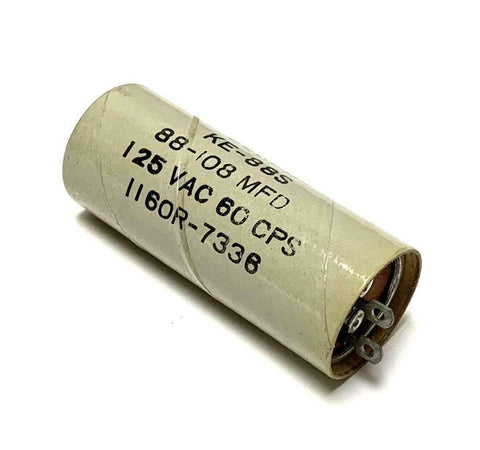 Coreco KE-88S Capacitor 125 VAC 60 CPS 88-108 MFD