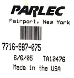 Parlec 7716-987-075 Tapping Tap Adapter TA10476 3/4"