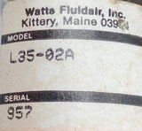 Watts R35-02CG Pressure Regulator W/ L35-02A Pneumatic Lubricator & Gauge