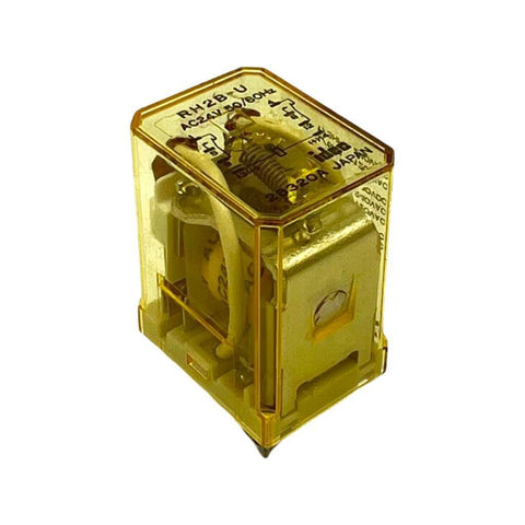 Lot of (2) Idec RH2B-U Relay 8-Pin 24VDC Coil