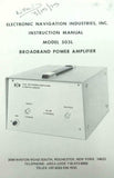 Electronic Navigation Systems Model 503L Power Amplifier Instruction Manual