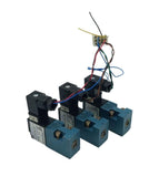 Lot of (3) MAC 45A-LAD-DFBJ-1KK Pneumatic Solenoid Valve 1.8W 24VDC 120PSI