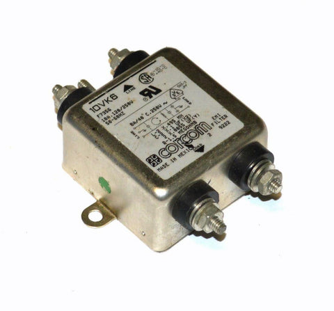 CORCOM 10VK6 F7356 EMI FILTER 120/250 VOLTS @ 10 AMPS
