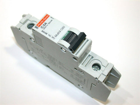 UP TO 10 MERLIN GERIN MULTI 9 C60 5 AMP TYPE C 240V 1 POLE CIRCUIT BREAKER 60106
