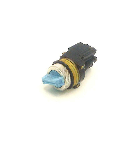 General Electric  CR104G  Blue 2-Position Selector Switch 2 N.O. 2 N.C. Contacts