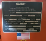 C&D FR18HK750M 36V Forklift Battery Charger 18 Cell 750 AH 208/240/480V 3 Ph