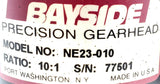 Bayside NE23-010 Precision Gearhead Ratio 10:1 77501 With Mounting kit