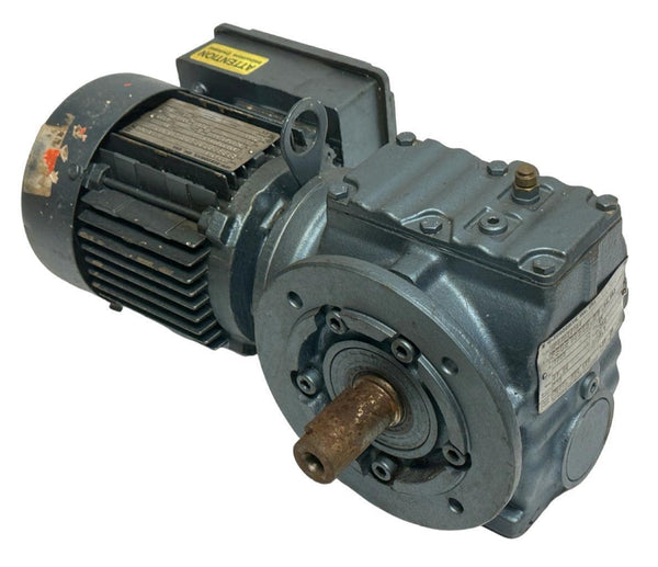 SEW Eurodrive SF47DT71D4 Gearmotor 1/2 HP 47.32 Ratio DFT71D4 230/460V