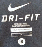 Nike Dri-Fit Men's Chicago Bears NFL Football Navy Short Sleeve Shirt Size Small