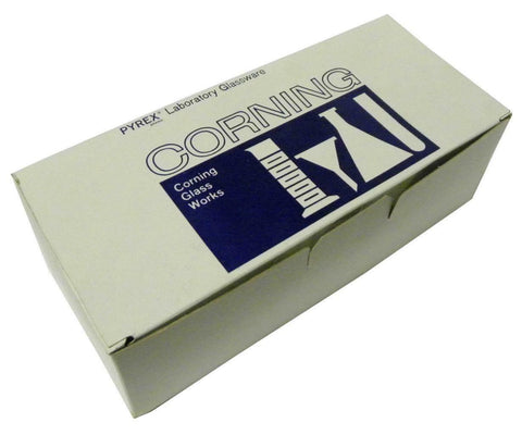BRAND NEW BOX OF 72 CORNING 9820-12 PYREX CULTURE TUBE 12 MM X 75 MM (3 AVAIL.)