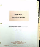 Fluke 203A Distribution Amplifier Instruction Manual