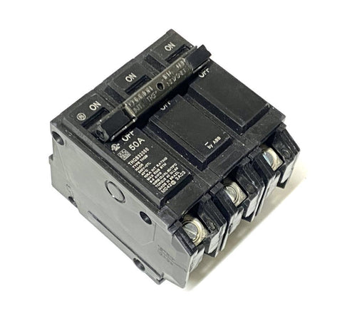 General Electric THQB32050 Circuit Breaker 50A 3 Pole Bolt On 240V