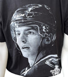 Reebok Men's Alex Burrows Vancouver Canucks NHL Graphic Black Shirt Size L