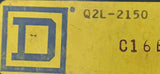 Square D Q2L-2150 2 Pole Circuit Breaker 150A 240V 1 PH